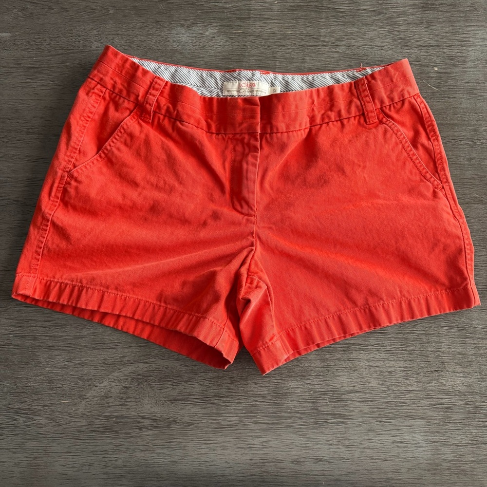 J. Crew Coral Chino Broken-In Women's Shorts